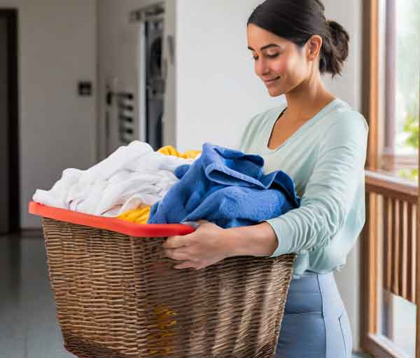 Professional wash and fold laundry service in St Petersburg
