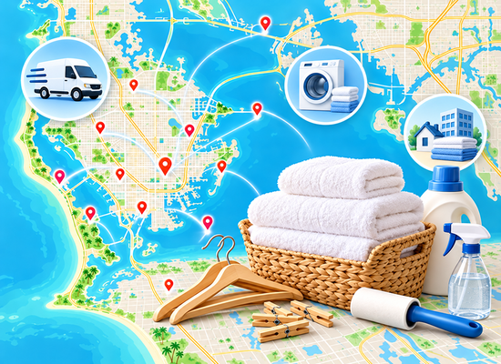 Wash and fold laundry service in St. Petersburg FL